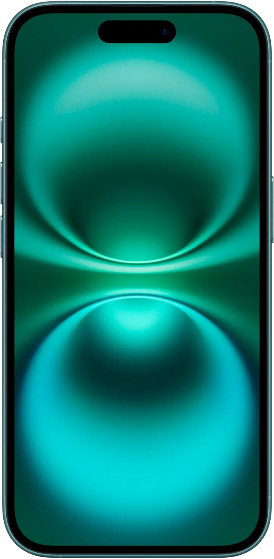 iPhone 16 teal front